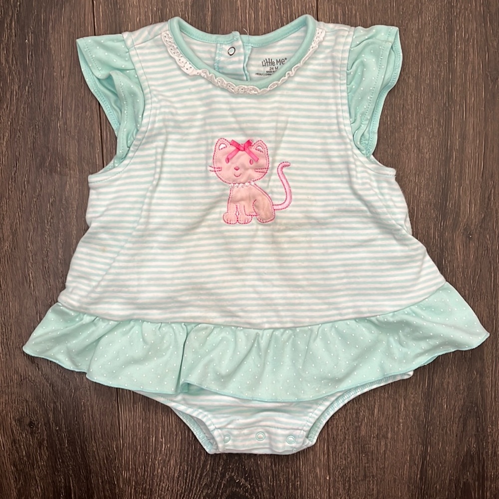 🍭4/$10 Little Me Baby Girl One piece